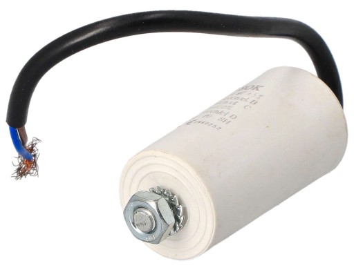 ŠTARTOVACÍ KONDENZÁTOR MOTORA 14uF 450V S KÁBLOM