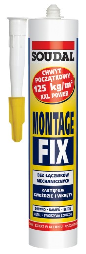 Montážne lepidlo MONTAGE FIX 280 ml Soudal