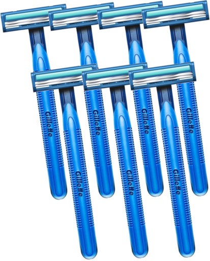 Holiace strojčeky Gillette Blue II Plus Chrome x7