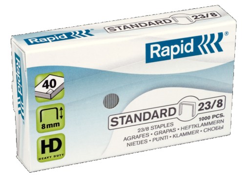 Sponky 23/8 1M 1000ks.Stojan RAPID 24869200