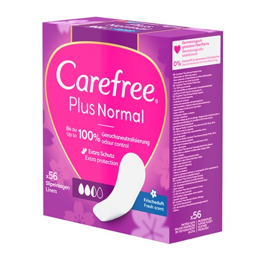 Hygienické vložky CAREFREE Plus Original Fresh Scent 56 ks