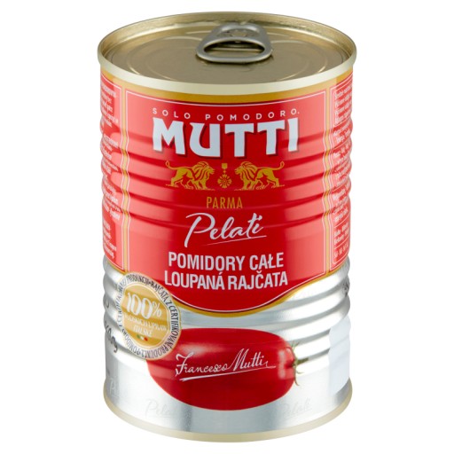 Mutti Paradajky Pelati CELÉ bez šupky 400g
