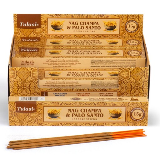 Vonné tyčinky Tulasi Palo Santo Nag Champa