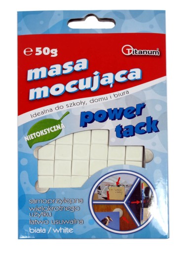 Samolepiaca montážna hmota, biela Power tack 50g