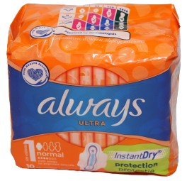 Hygienické vložky Always Ultra 1 NORMAL 10 ks