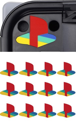 SADA 12 NÁLEPEK S DEKORATÍVNYM LOGOM NÁLEPKY NA KONZOLU PS5 PLAYSTATION 5
