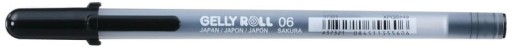 GEL PEN čierne SAKURA Gelly Roll presné písanie