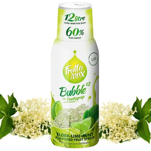 FRUTTAMAX Limetkovo-mätový sirup 500 ml na 12 litrov