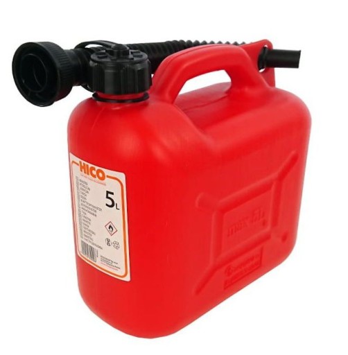 KANISTER NÁDOB NA BENZÍN, SCHVÁLENÉ PALIVO, 5L