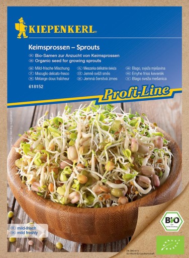 Jemná zmes - semienka na klíčky Kiepenkerl