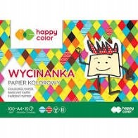 HAPPY COLOR FAREBNÝ PAPIER VÝREZ A4 10 LIST