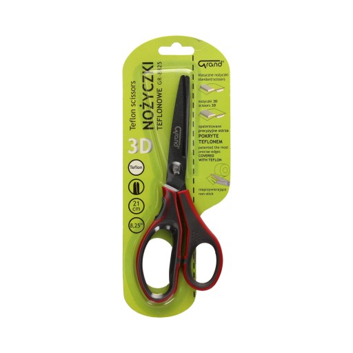 TEFLÓNOVÉ nožnice 21cm Grand, mäkká rukoväť, SHARP