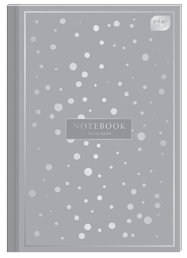 BRULION NOTEBOOK A5 64 strán s bodkami MIX
