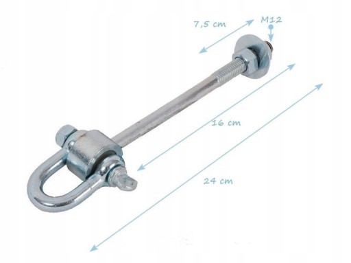 Držiak háku Swing Mount Sling C M12 160mm