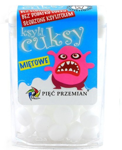 KSYLI CUKSY MÄTOVÉ CUKROVINKY S XYLITOLOM 13g