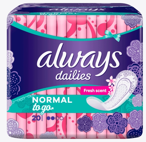 Always Normal slipové vložky, 20 kusov IMPORT DE