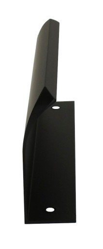 Okrajová nábytková úchytka MAT BLACK LOFT 18cm, elegantná kuchyňa UA02
