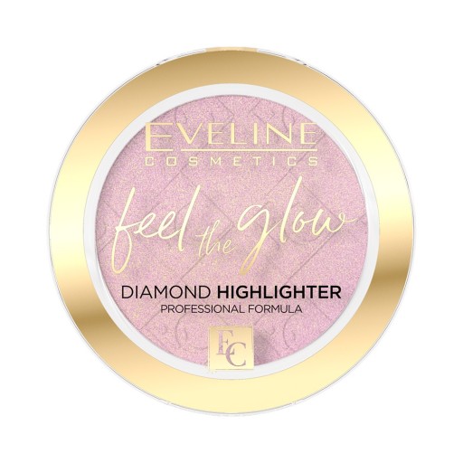 Eveline Cosmetics Feel the Glow rozjasňovač č. 03 - Rose Gold