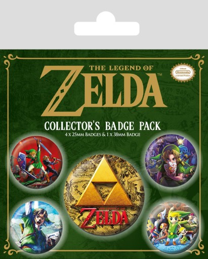 The Legend Of Zelda Classics BACKPINS