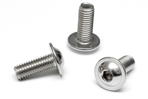 7380-2 A2 M4X25 PODLOŽKA SKRUTKA IMBUS MUSHROOM 7380 INOX (10)