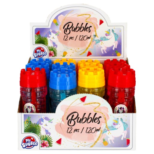 MEGA CREATIVE Mydlové bubliny 120ml Jednorožec /12