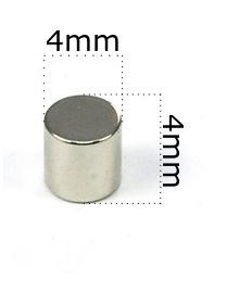 SILNÝ VALEC NEODYMOVÝ MAGNET 4x4 - SADA 50 / NEODYMOVÝCH MAGNETOV /