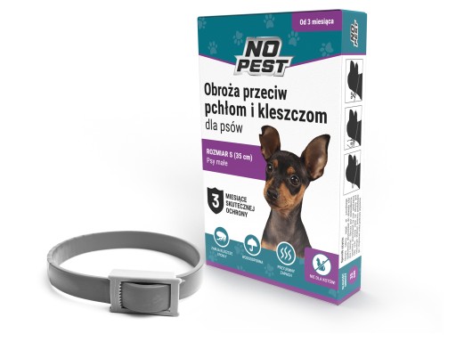 PSA GOLÍK PROTI KLIEŠŤOM, BLACHÁM, PARAZITOM A INÝM ČERVOM BEZ ŠKODCU (35CM)
