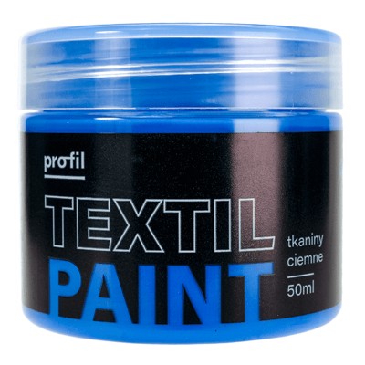 PROFIL tmavá farba na textil 50ml modrá