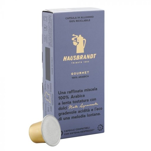 Kávové kapsule pre Nespresso Hausbrandt Gourmet 100% Arabica 10 ks.