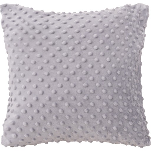 JAŚKA PLYŠ NA VANKÚŠ 40X40 SIVÁ MINKY