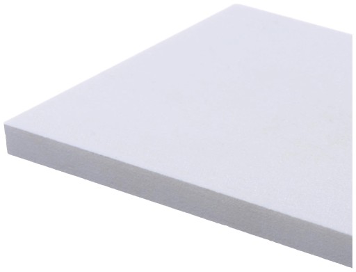 PENOVÉ PVC BIELE (PVC / PVC) - 2mm - Vyrobené na mieru