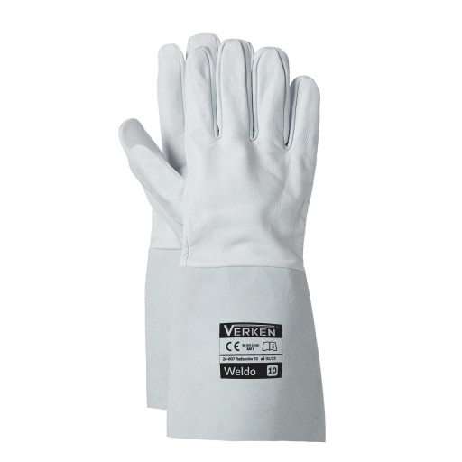 VERKEN WELDO KOŽENÉ ZVÁRAČSKÉ PRACOVNÉ RUKAVICE R10 - XL 1 PÁR