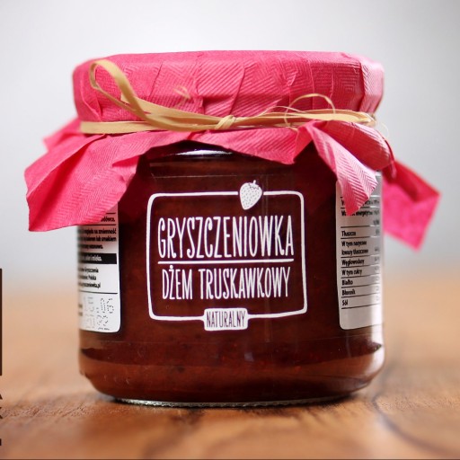 Jahodový džem Gryszczeniówka 200 g, NÍZKOSLADKÝ