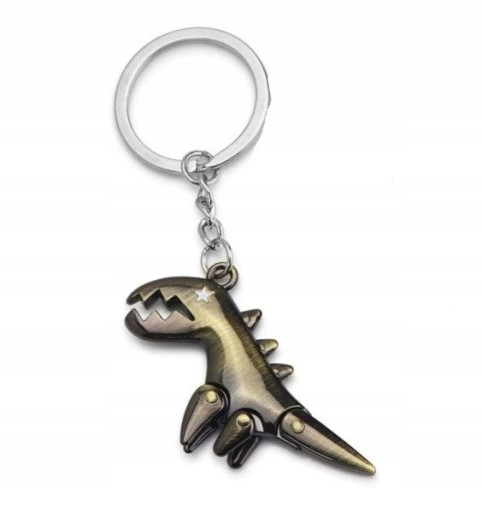 Retiazka na kľúče zo zeleného draka dinosaura z Wawelského draka darček T-rex rev