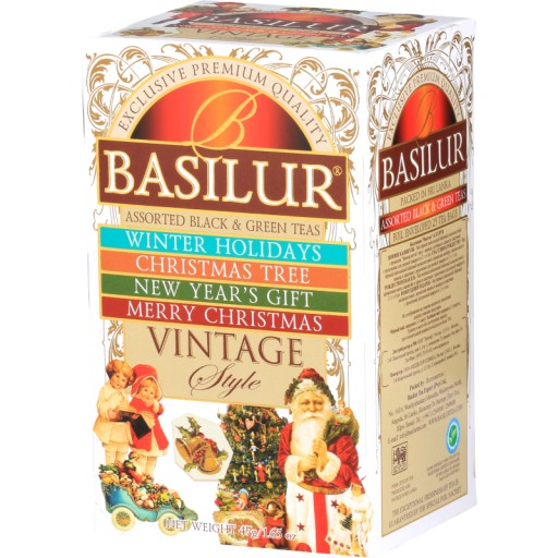 Čaj Basilur Vintage vianočný výber 25 t