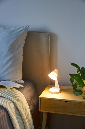 SMUKEE USB STOLNÁ LAMPA S ODNÍMATEĽNOU LAMPOU S