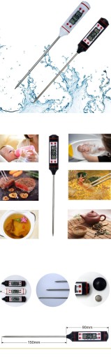 LCD kolíkový teplomer na kuchynské mäso