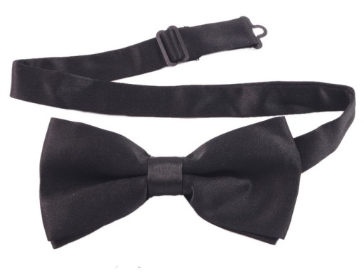 TIE čierny pánsky dvojitý elegantný motýlik