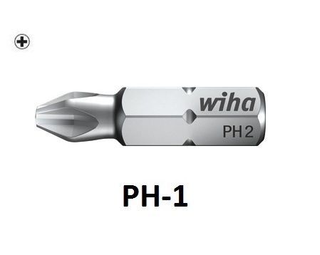 Bit Phillips PH 1 bit Wiha Professional 25 mm