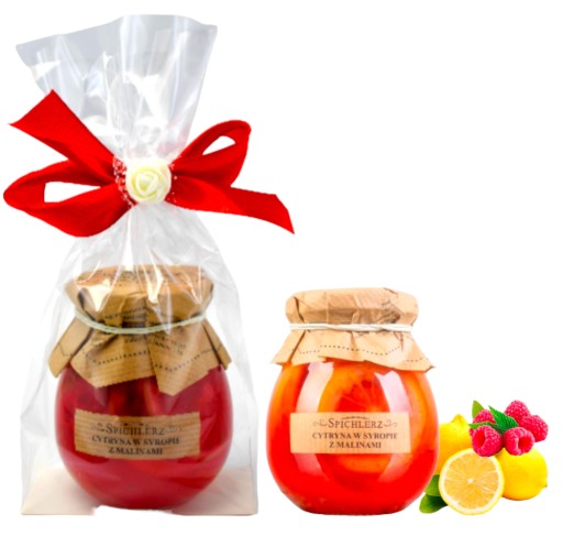 Citróny Malinový sirup 260g citróny na čaj Spichlerz Deň žien