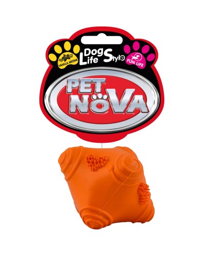 PET NOVA hračka Crazy lopta 5cm oranžová