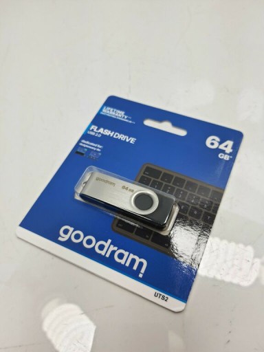 GOODRAM UTS2 64GB USB 2.0 Pendrive čierny