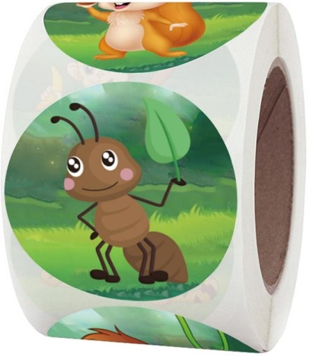 Motivačné nálepky 100 kusov, 2,5 cm