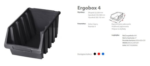 Zásobník na odpadky Ergobox 4