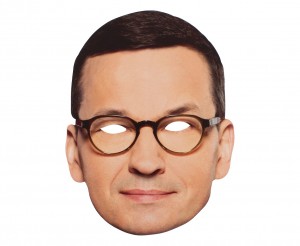 Papierová maska MATEUSZ MORAWIECKI