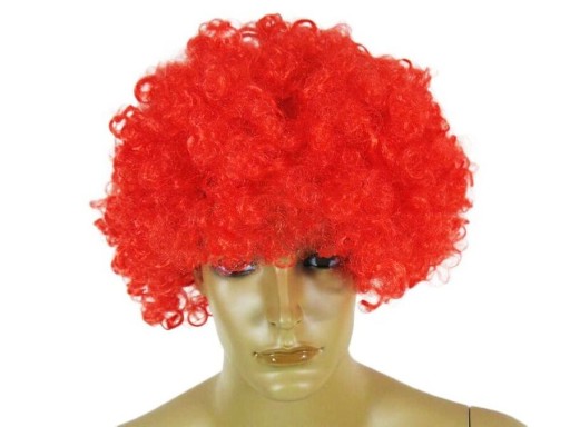 AFRO KLAUN ČERVENÁ Parochňa, ČERVENÉ VLASY