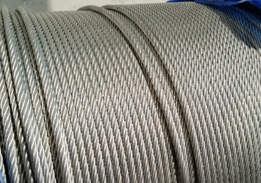 Lano Oceľové pozinkované lano 14mm FlexMax 6x36 1m