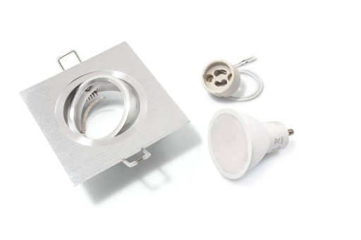 STRIEBORNÉ HALOGÉNOVÉ SVIETIDLÁ + LED 1,5W + GU10 SET