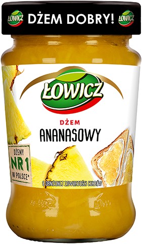 ŁOWICZ Ananásový džem 280g