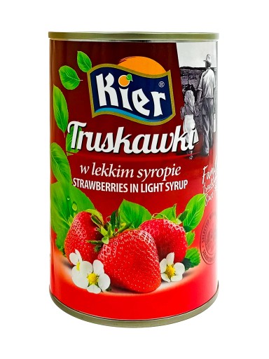 Jahody V SIRUPE LIGHT 410g KONZERVY SRDCE